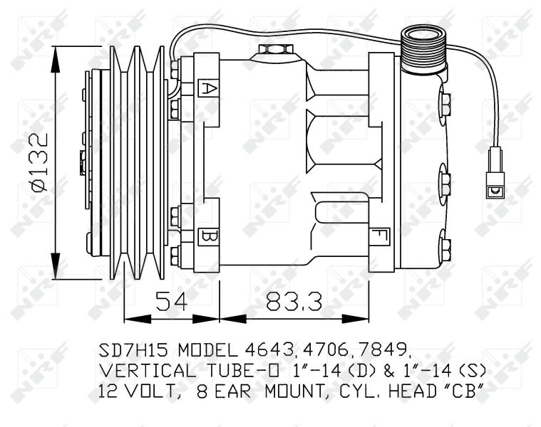 NRF 32130 Compressore, Climatizzatore