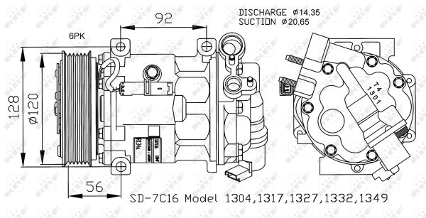 NRF 32239G Compressore, Climatizzatore-Compressore, Climatizzatore-Ricambi Euro