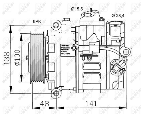 NRF 32245G Compressore, Climatizzatore-Compressore, Climatizzatore-Ricambi Euro
