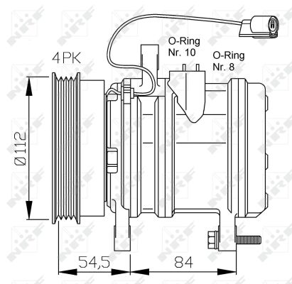 NRF 32368 Compressore, Climatizzatore