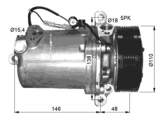 NRF 32414G Compressore, Climatizzatore