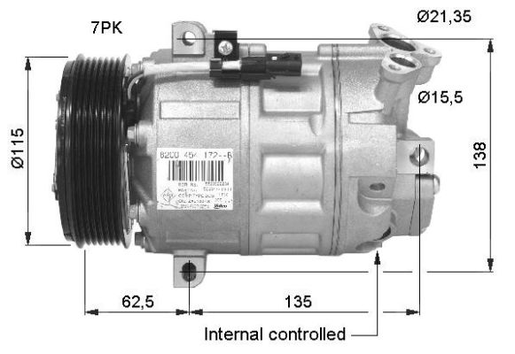 NRF 32425G Compressore, Climatizzatore-Compressore, Climatizzatore-Ricambi Euro