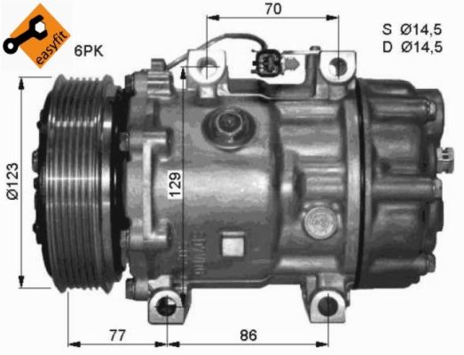 NRF 32430G Compressore, Climatizzatore