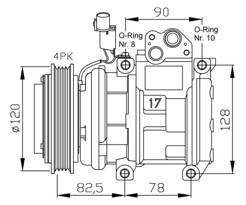 NRF 32449G Compressore, Climatizzatore-Compressore, Climatizzatore-Ricambi Euro