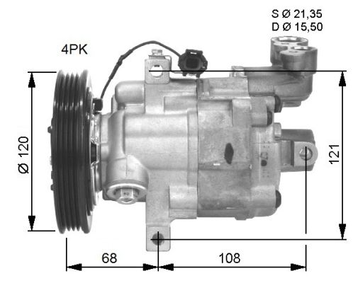NRF 32461G Compressore, Climatizzatore-Compressore, Climatizzatore-Ricambi Euro