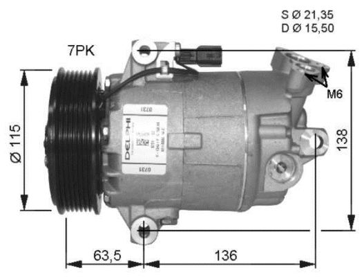 NRF 32472G Compressore, Climatizzatore-Compressore, Climatizzatore-Ricambi Euro