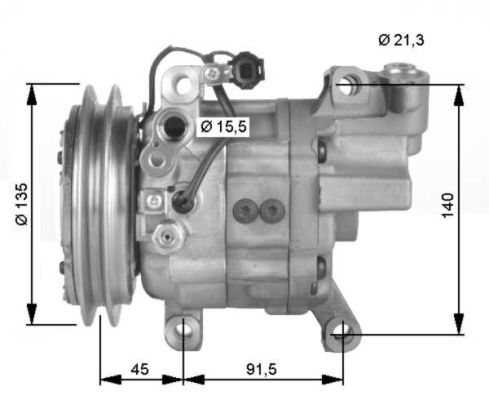 NRF 32475G Compressore, Climatizzatore