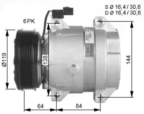 NRF 32483G Compressore, Climatizzatore