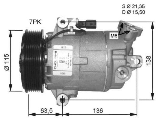 NRF 32488G Compressore, Climatizzatore-Compressore, Climatizzatore-Ricambi Euro