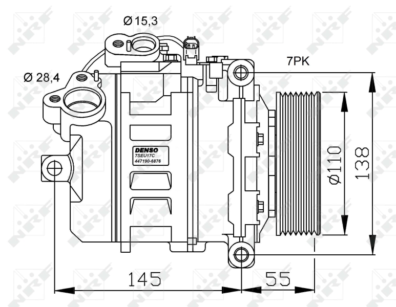 NRF 32524 Compressore, Climatizzatore