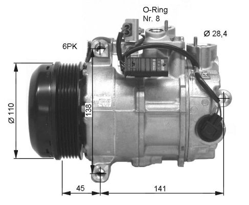NRF 32676G Compressore, Climatizzatore