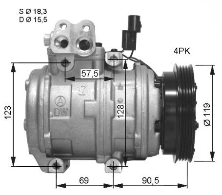 NRF 32679G Compressore, Climatizzatore