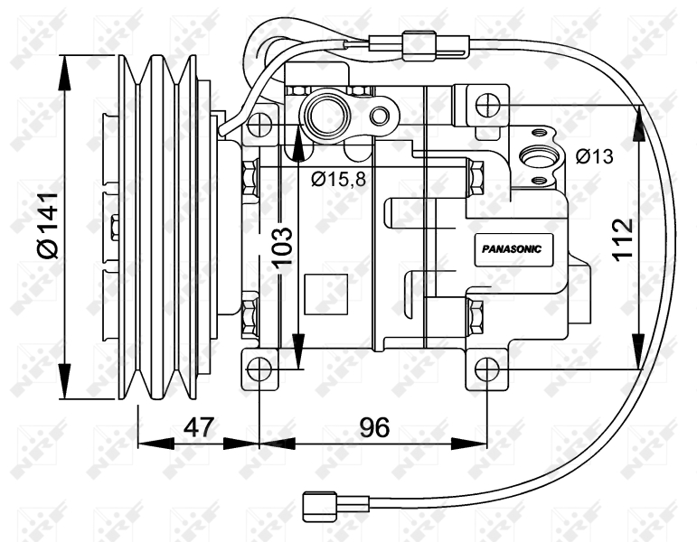 NRF 32691G Compressore, Climatizzatore-Compressore, Climatizzatore-Ricambi Euro