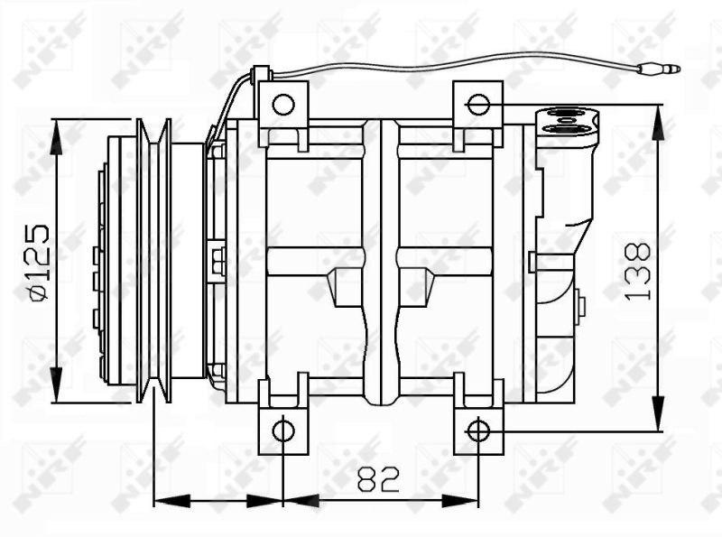 NRF 32745G Compressore, Climatizzatore