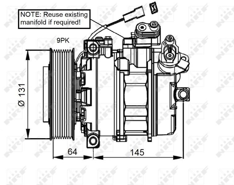 NRF 32821 Compressore, Climatizzatore