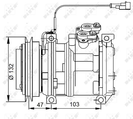 NRF 32823G Compressore, Climatizzatore