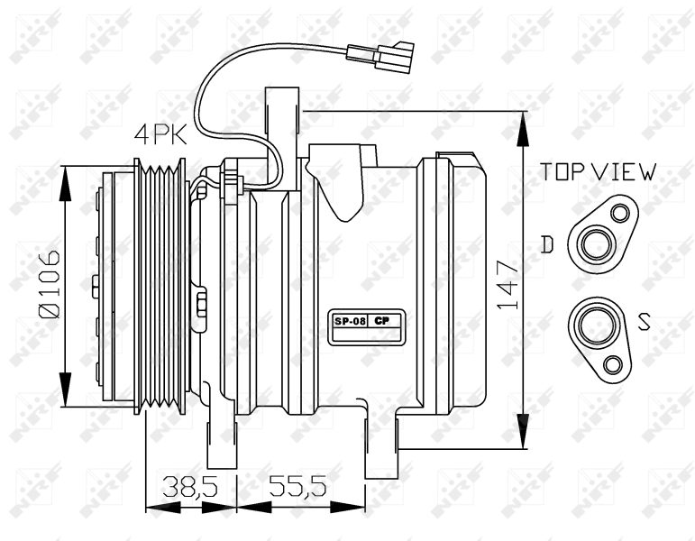 NRF 32871G Compressore, Climatizzatore-Compressore, Climatizzatore-Ricambi Euro