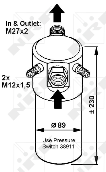 NRF 33064 Essiccatore, Climatizzatore