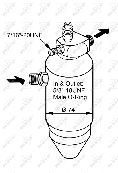 NRF 33077 Essiccatore, Climatizzatore