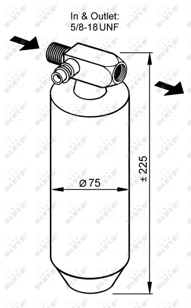 NRF 33079 Essiccatore, Climatizzatore-Essiccatore, Climatizzatore-Ricambi Euro