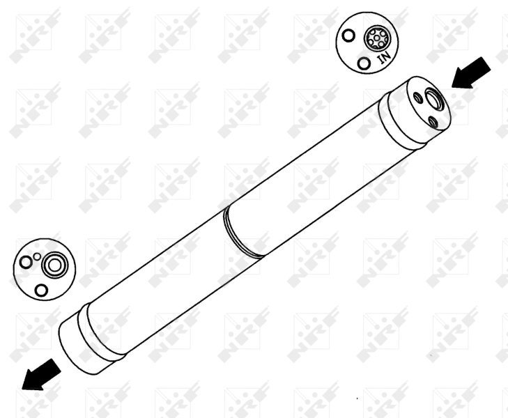 NRF 33141 Essiccatore, Climatizzatore-Essiccatore, Climatizzatore-Ricambi Euro