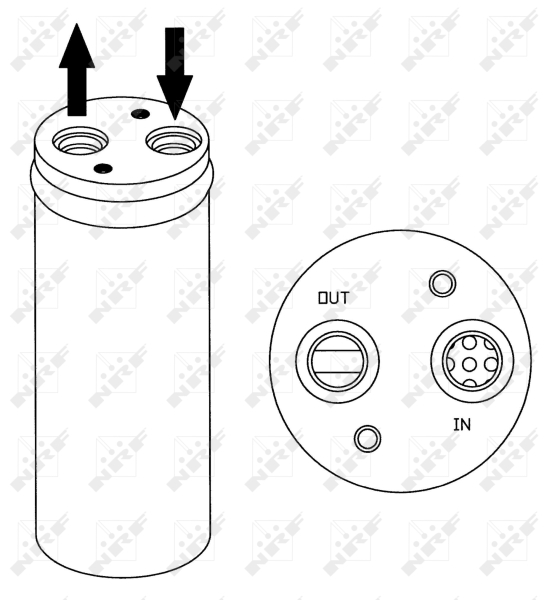 NRF 33207 Essiccatore, Climatizzatore-Essiccatore, Climatizzatore-Ricambi Euro