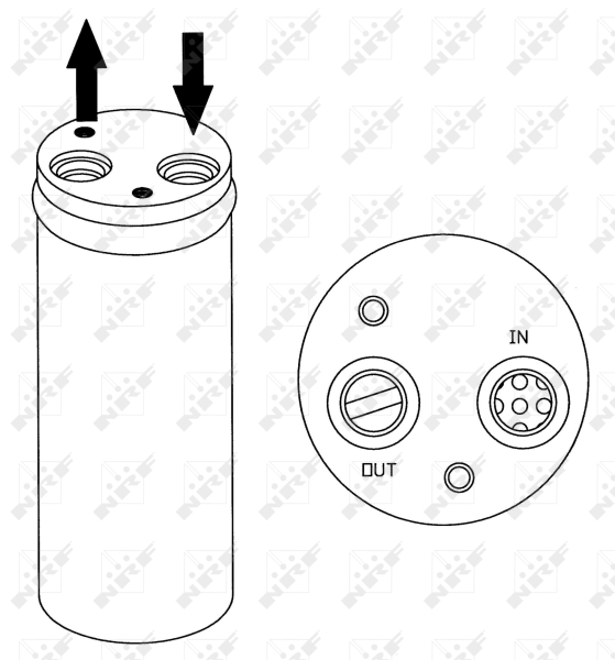 NRF 33208 Essiccatore, Climatizzatore-Essiccatore, Climatizzatore-Ricambi Euro