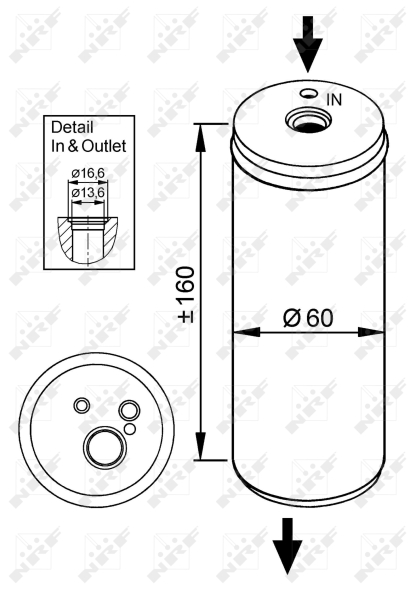 NRF 33296 Essiccatore, Climatizzatore