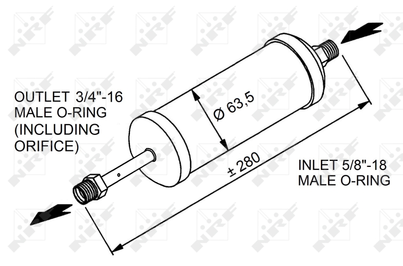 NRF 33337 Essiccatore, Climatizzatore