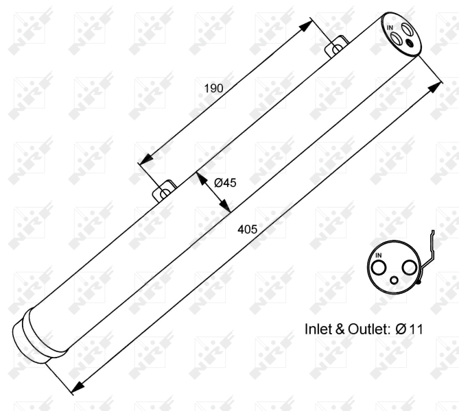 NRF 33353 Essiccatore, Climatizzatore