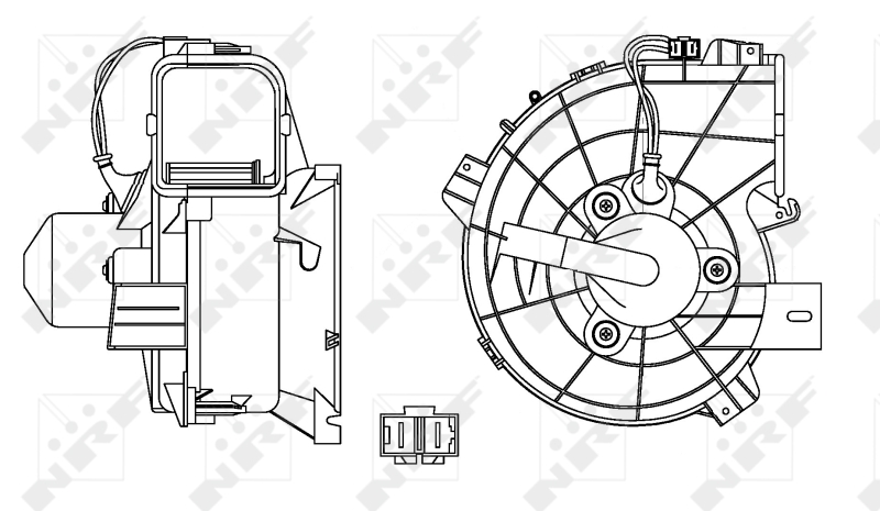 NRF 34153 Ventilatore abitacolo