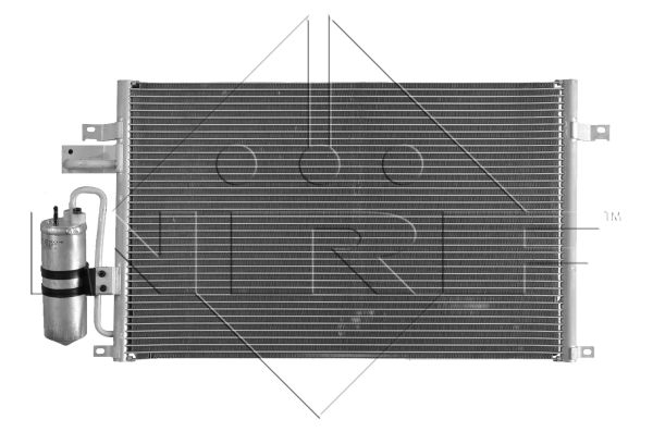 NRF 350017 Condensatore, Climatizzatore