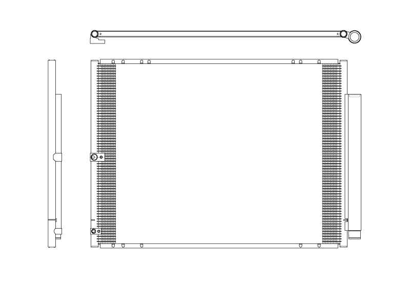 NRF 350276 Condensatore, Climatizzatore