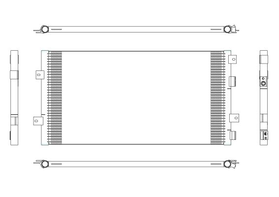 NRF 350313 Condensatore, Climatizzatore