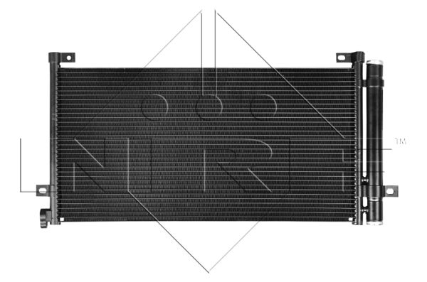 NRF 350391 Condensatore, Climatizzatore-Condensatore, Climatizzatore-Ricambi Euro