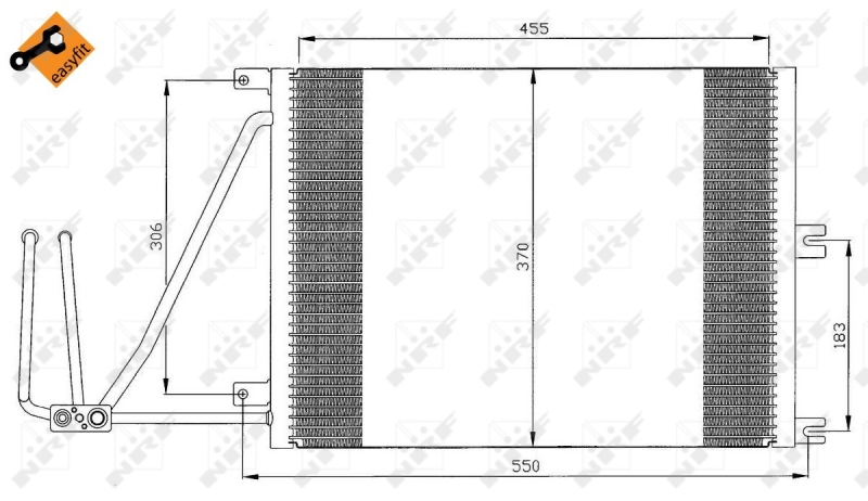 NRF 35292 Condensatore, Climatizzatore