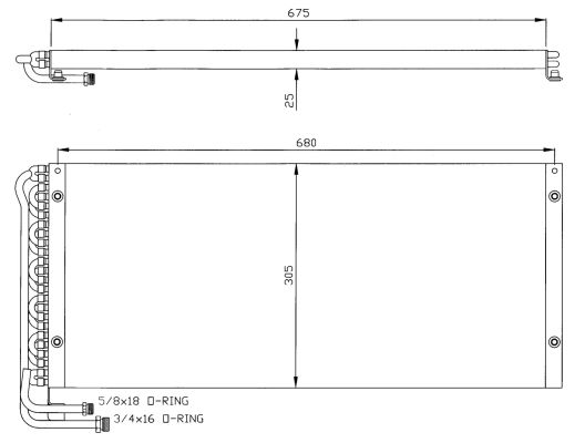 NRF 35323 Condensatore, Climatizzatore