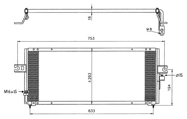 NRF 35331 Condensatore, Climatizzatore