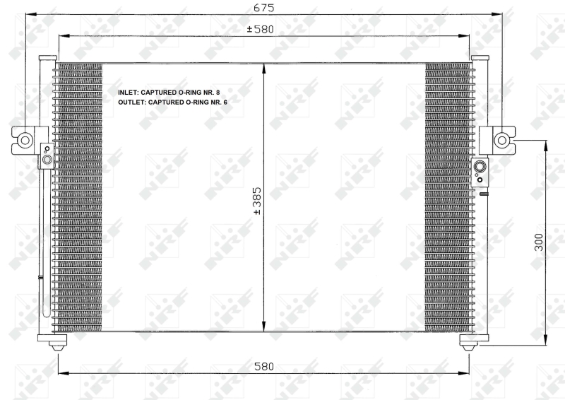 NRF 35389 Condensatore, Climatizzatore