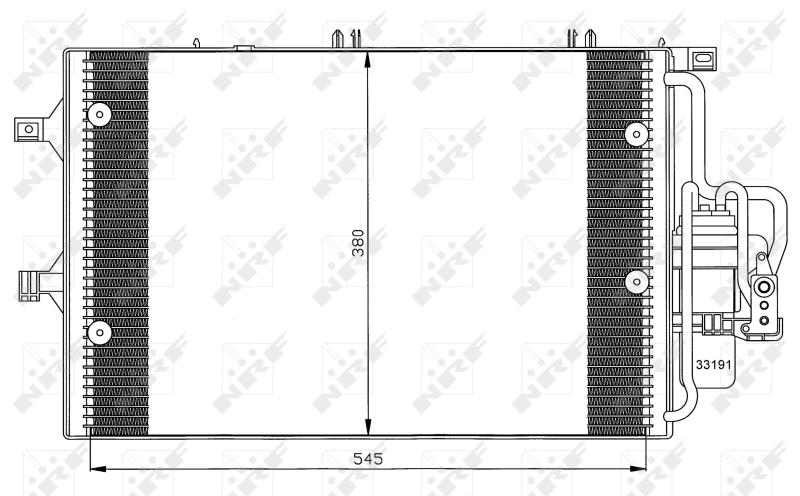 NRF 35529 Condensatore, Climatizzatore