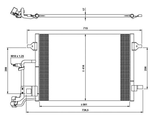 NRF 35642 Condensatore, Climatizzatore