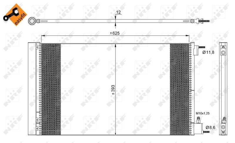 NRF 35912 Condensatore, Climatizzatore