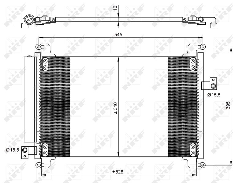 NRF 35941 Condensatore, Climatizzatore