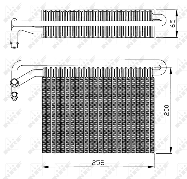 NRF 36096 Evaporatore, Climatizzatore