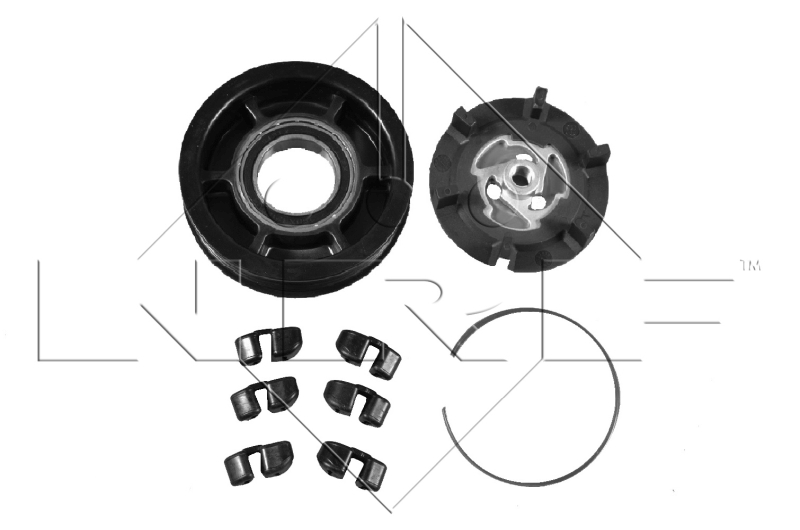 ACAUTO AC-06ZX49 Magnetclutch, klimakompressor
