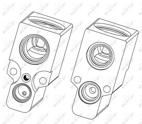 NRF 38825 Βαλβίδα εκτόνωσης, συστ. κλιματ. for CHEVROLET OPEL