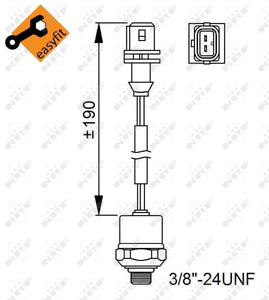 NRF 38951 Interruttore a pressione, Climatizzatore