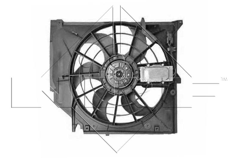 NRF 47026 Ventilator, radiator