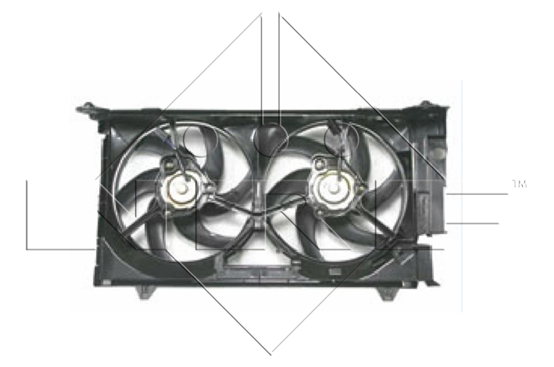 VAN WEZEL 0956746 Kjølevifte, motor