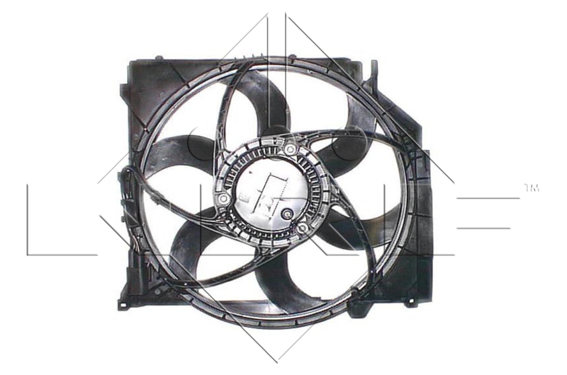 NRF 47216 Ventilator, radiator